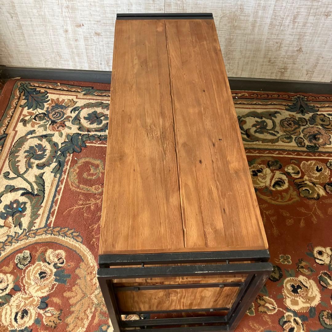 ディーボディ フェルム インダストリアル アイアン 無垢材 TVボード テレビ台