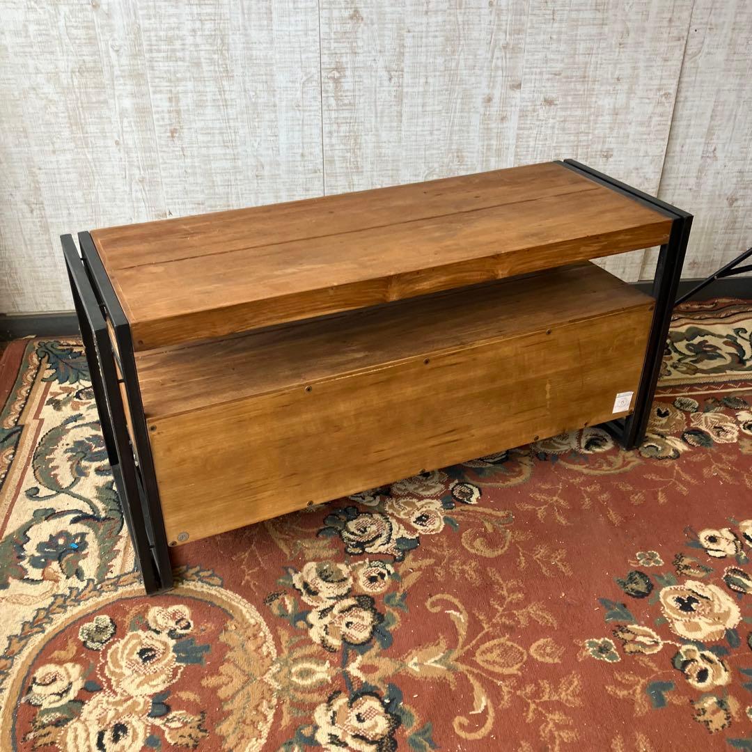 ディーボディ フェルム インダストリアル アイアン 無垢材 TVボード テレビ台