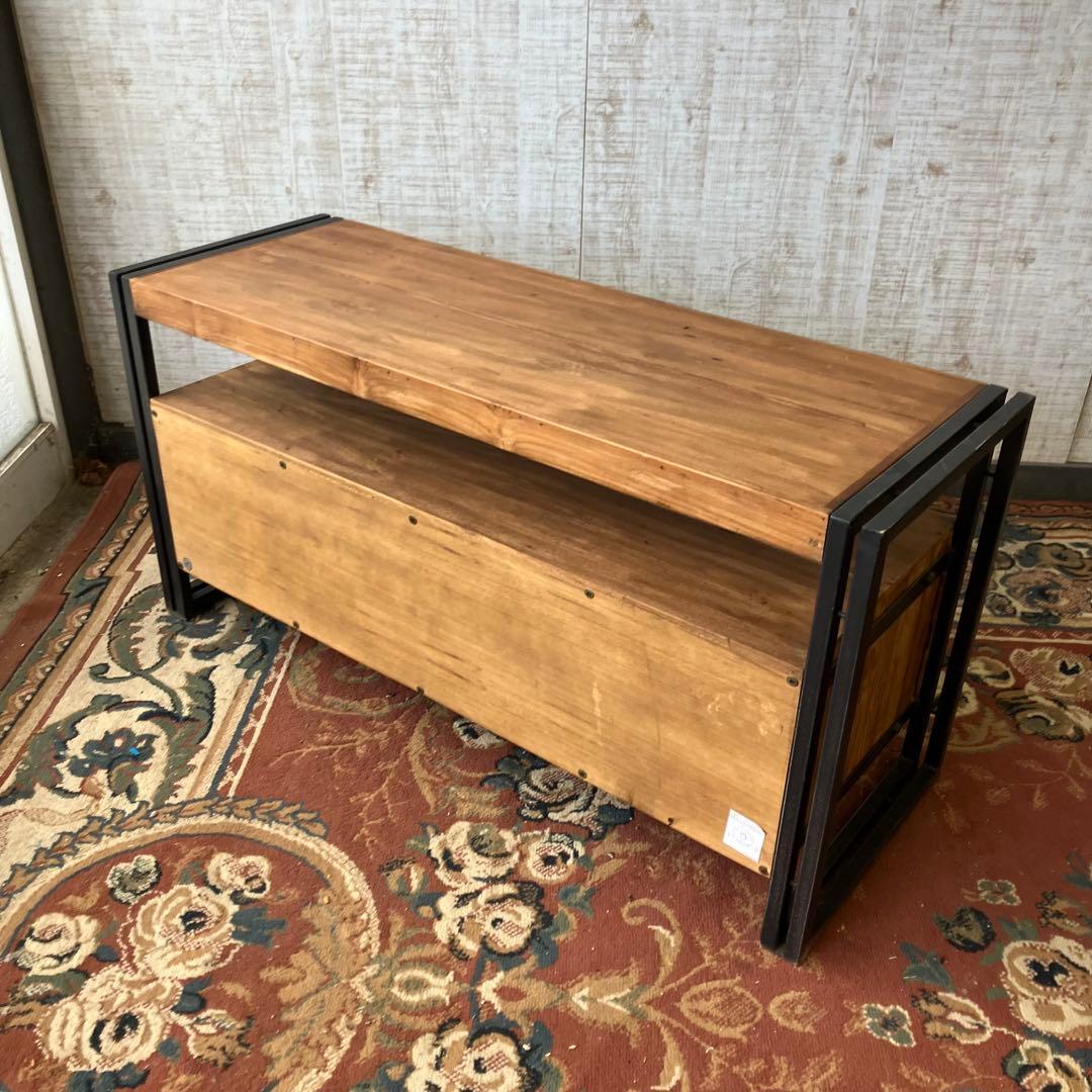 ディーボディ フェルム インダストリアル アイアン 無垢材 TVボード テレビ台