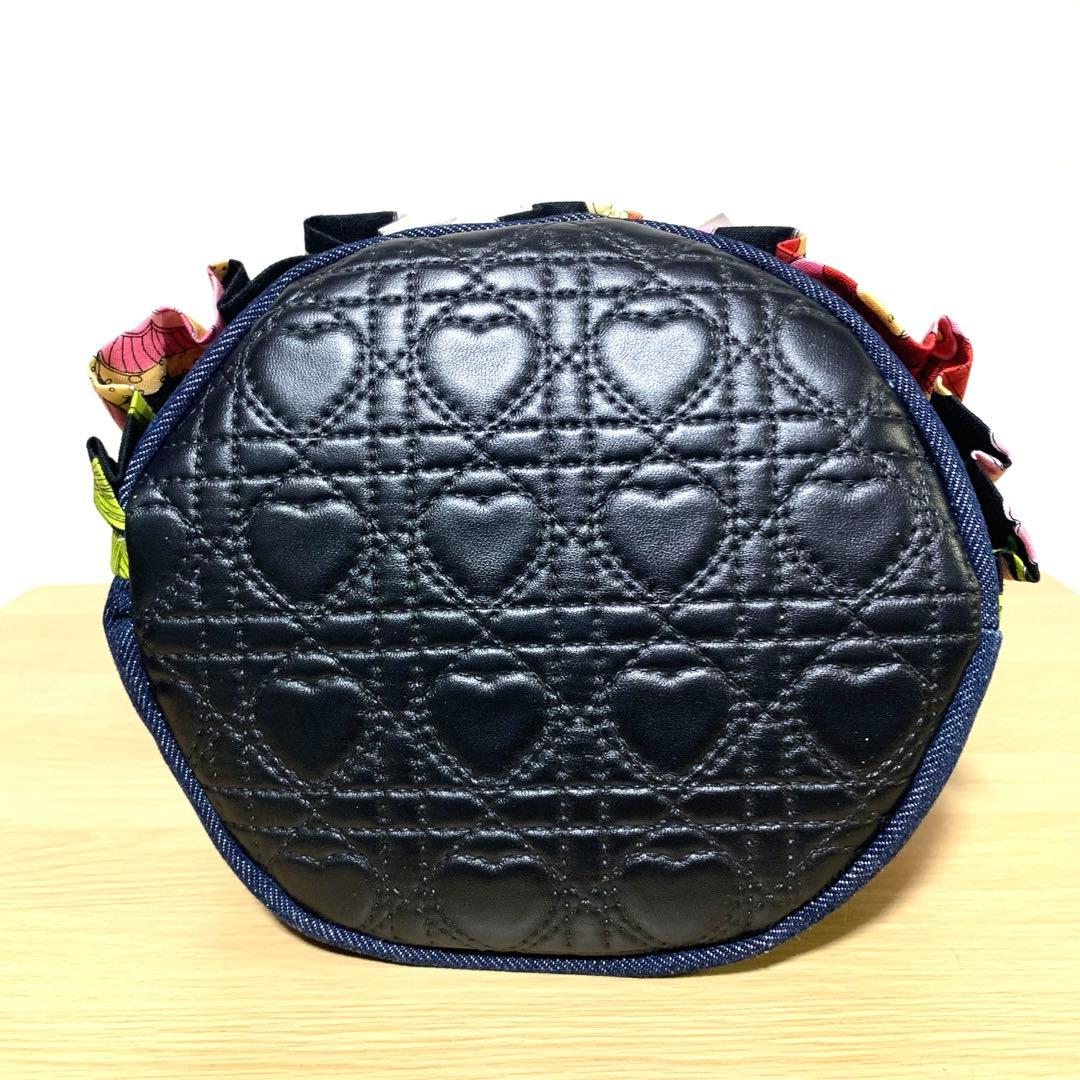 コヤンイサムチョン ハンドメイド デニムリメイク フリルバッグ トート