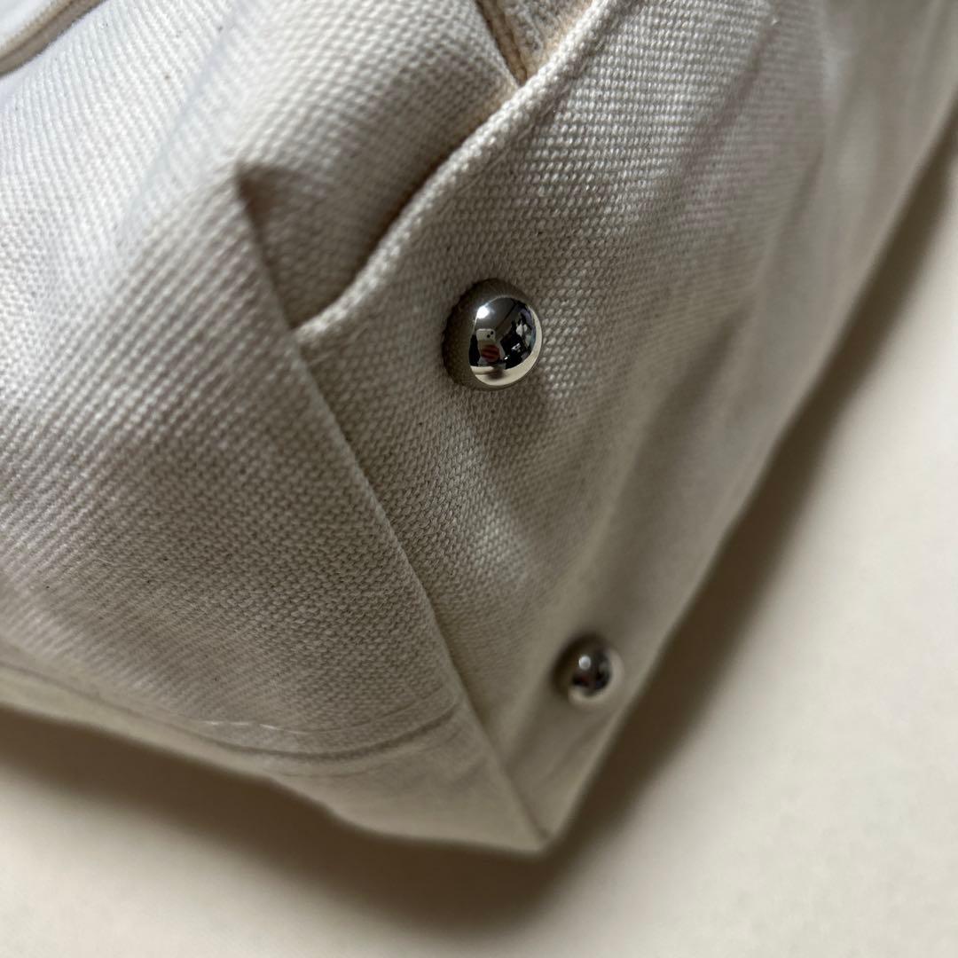 倉敷帆布　ホワイトキャンバス トートバッグ