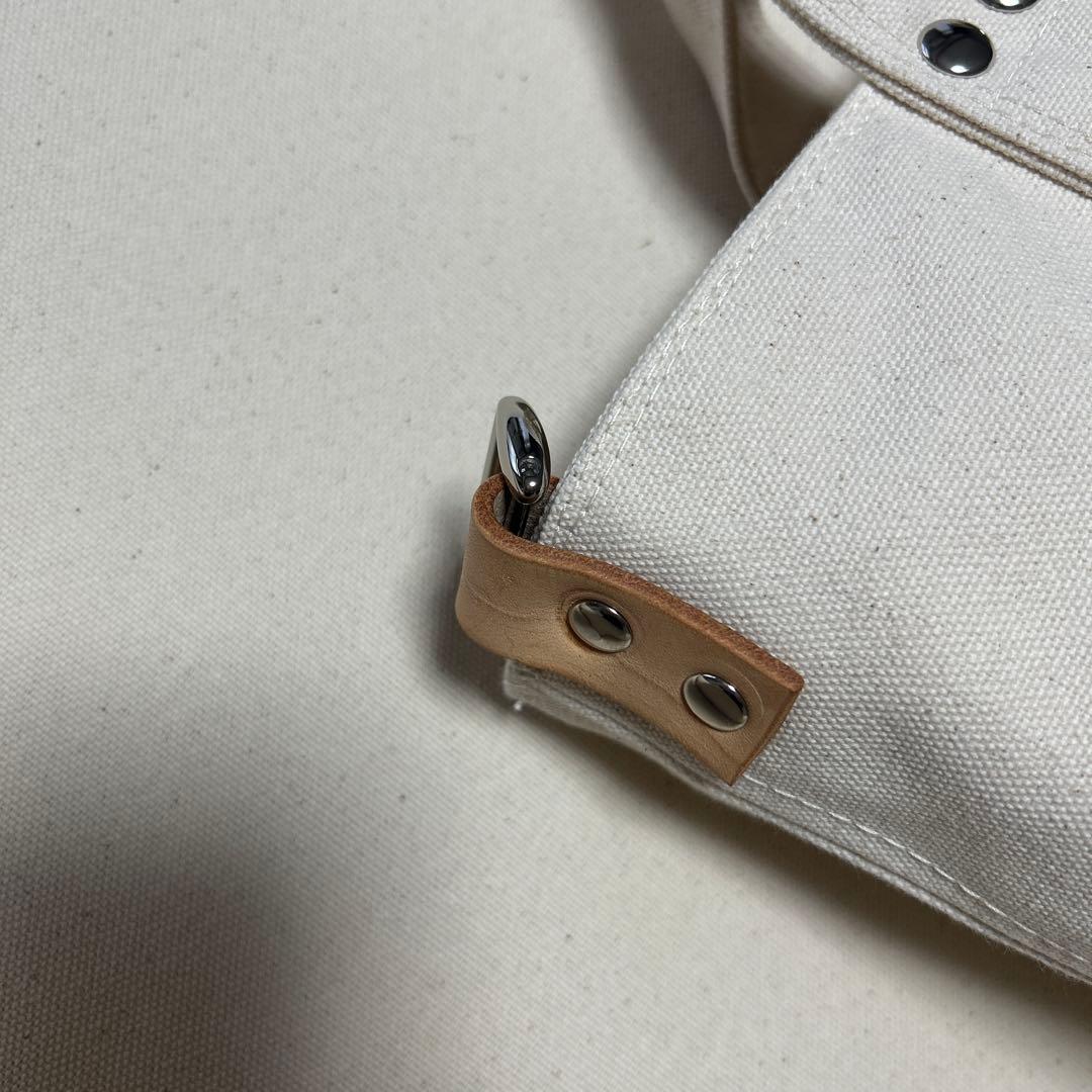 倉敷帆布　ホワイトキャンバス トートバッグ