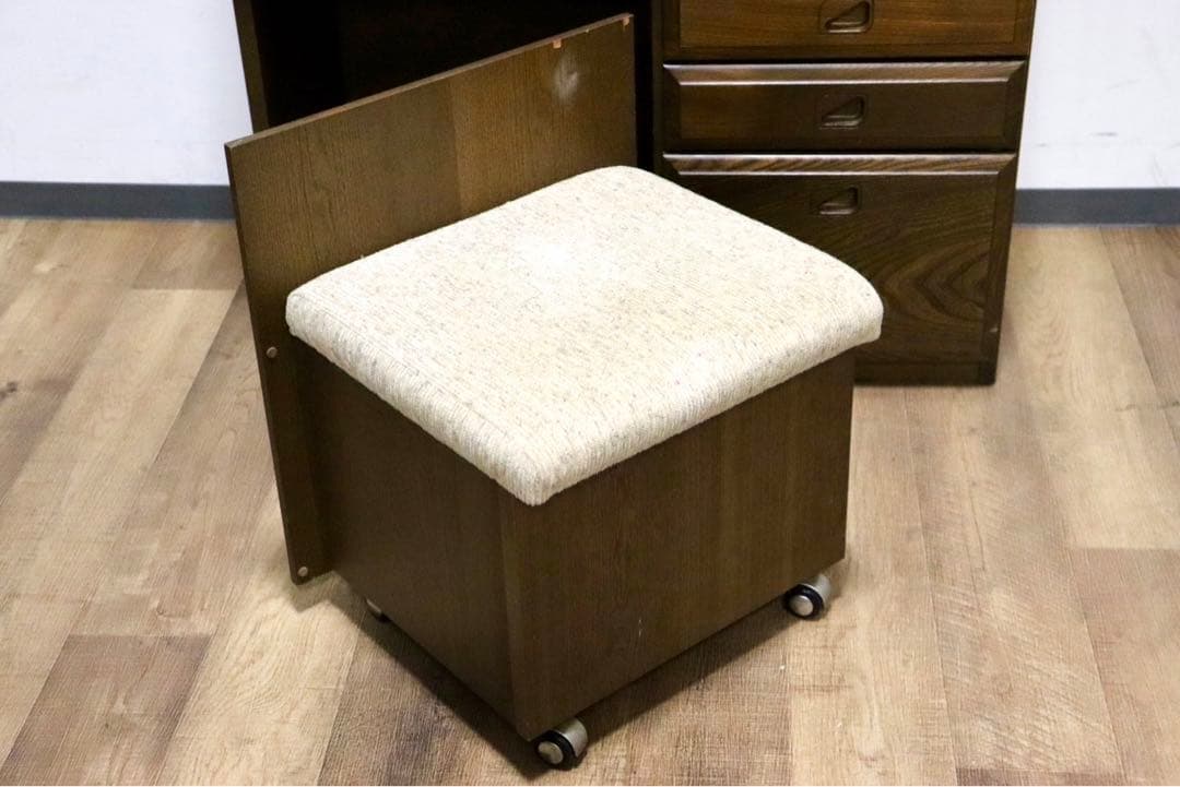 GMHH178○中屋家具 遊 ライティングビューロー ドレッサー デスク 化粧台