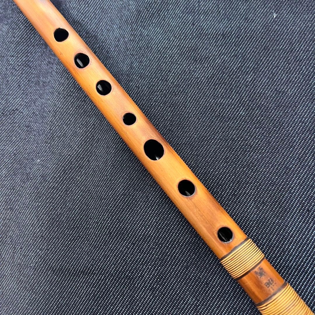 篠笛 笛処 蘭照（蘭情）8本調子 唄用 天地籐巻 - メルカリ
