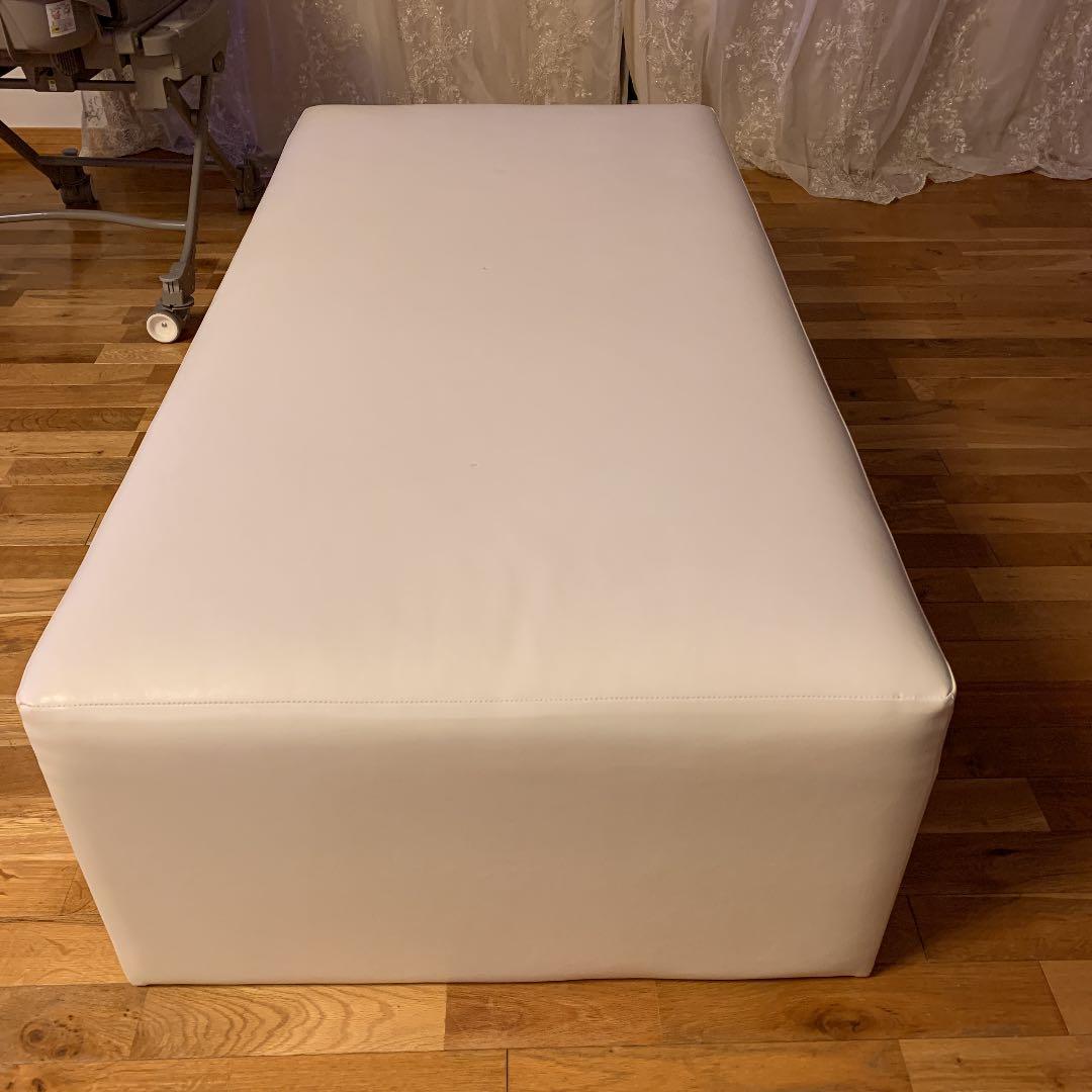 ソファ　スツール　ホワイト　　1