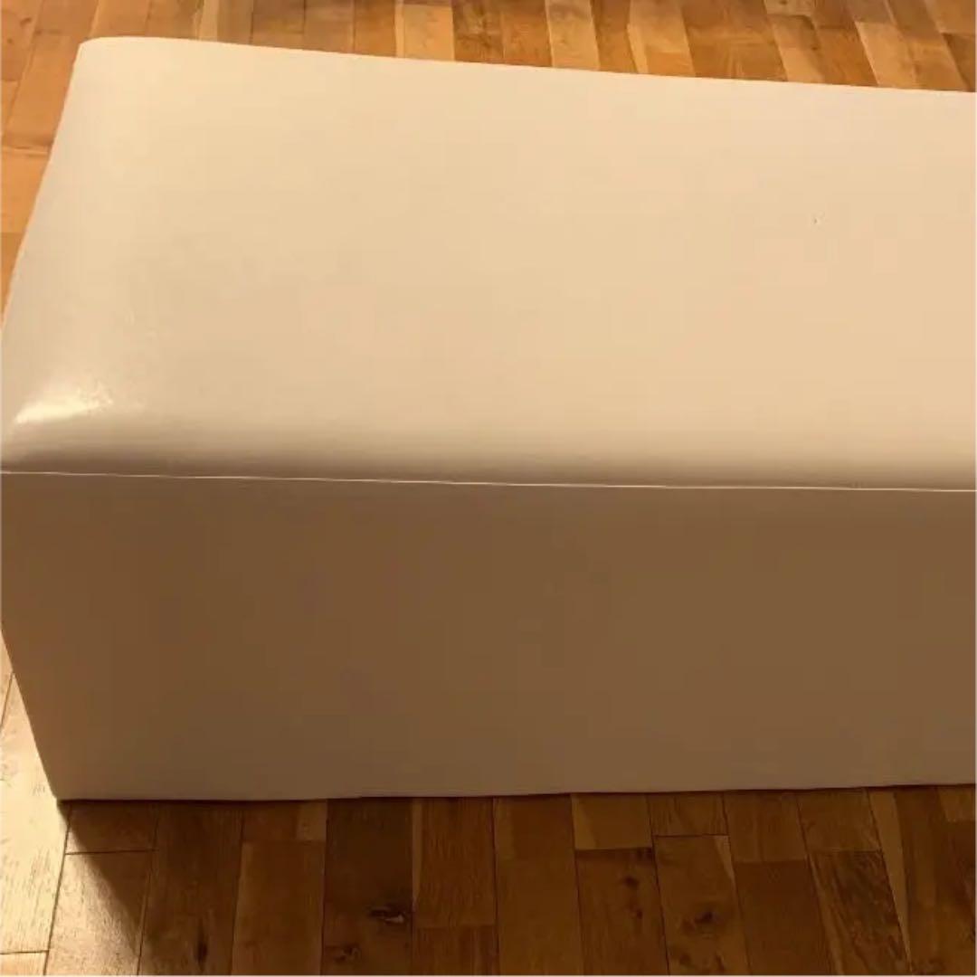 ソファ　スツール　ホワイト　　1