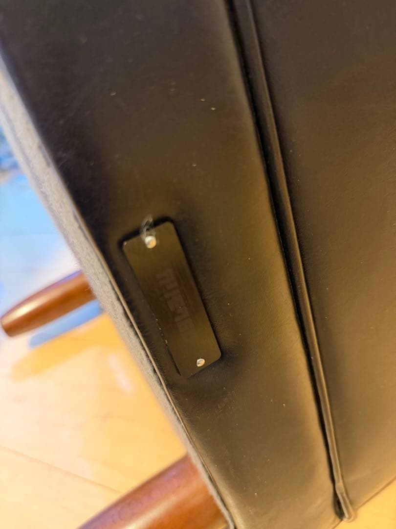 カリモク60 オットマン ブラック 黒 検) kチェア 椅子 ロビーチェア