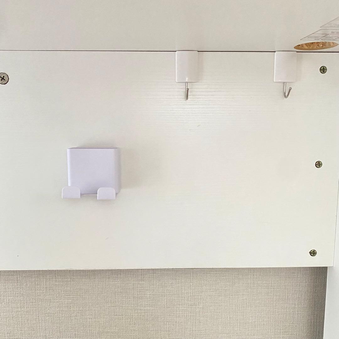 ニトリ スリム デスク ニック ホワイト 白 学習 勉強 机 作業台 パソコン