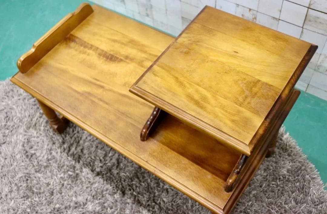 GMFS393○karimoku / カリモク コロニアル 電話台 FAX台