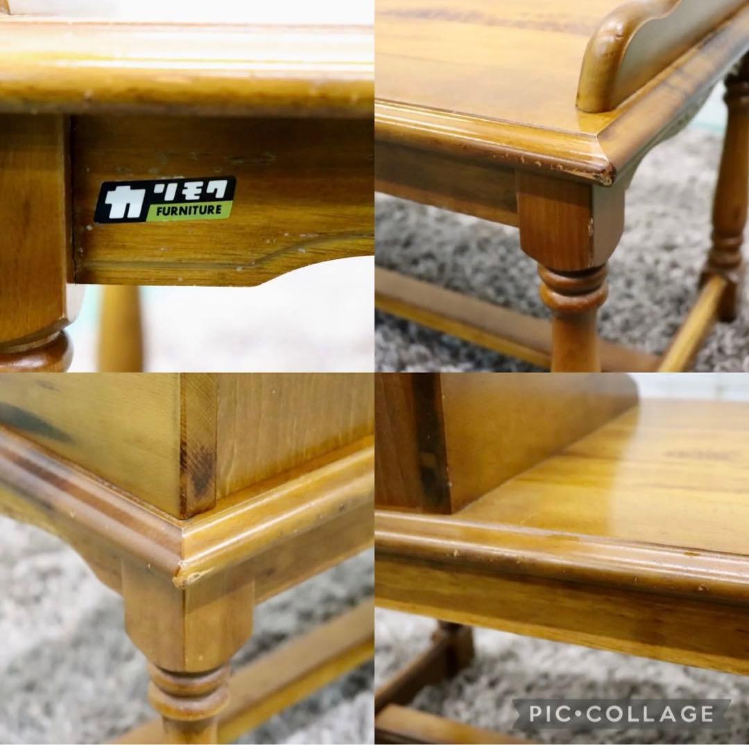 GMFS393○karimoku / カリモク コロニアル 電話台 FAX台