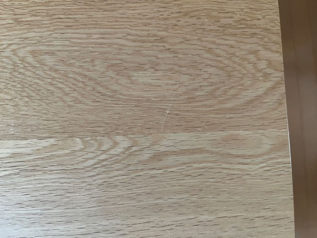 abc 無印良品　ナチュラルウッド 木製デスク