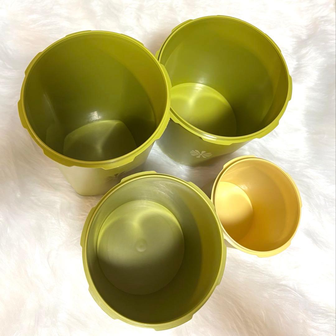 まる子様用】タッパーウェア マキシデコレーター 4個 昭和レトロ