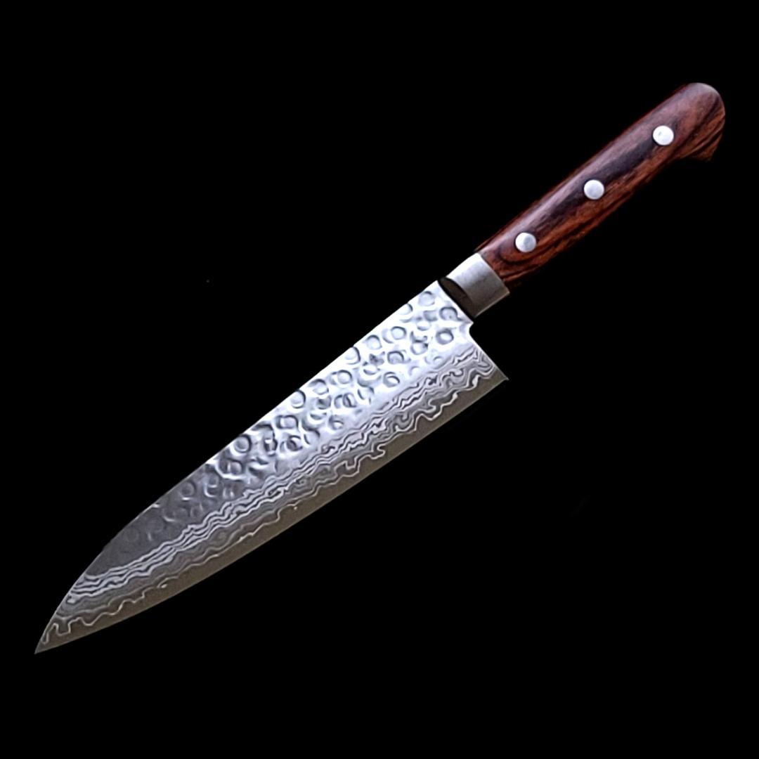 コ*バ様 VG10 ダマスカス 牛刀包丁180mm G1703 月光作