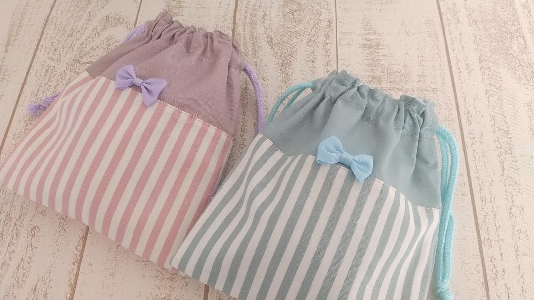 ご入園ご入学　オーダー受付中です　　くすみストライプが可愛い♪