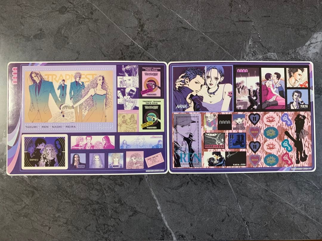 NANA ジャンボシールダス 新品全4種＋使用済 計7点セット 矢沢あい