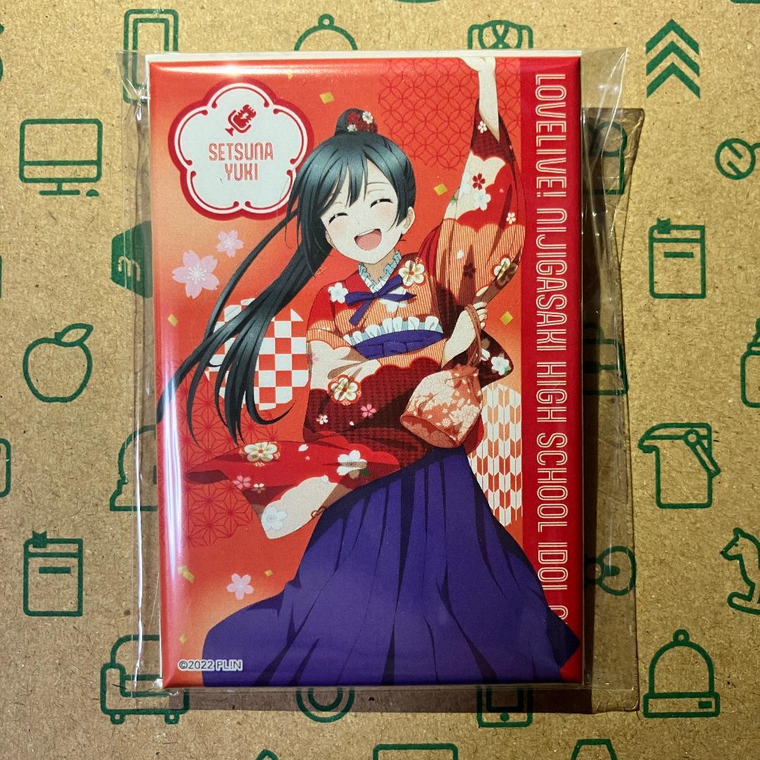 優木せつ菜 スタンド缶バッジ 袴姿 描き下ろし 虹ヶ咲 - メルカリ