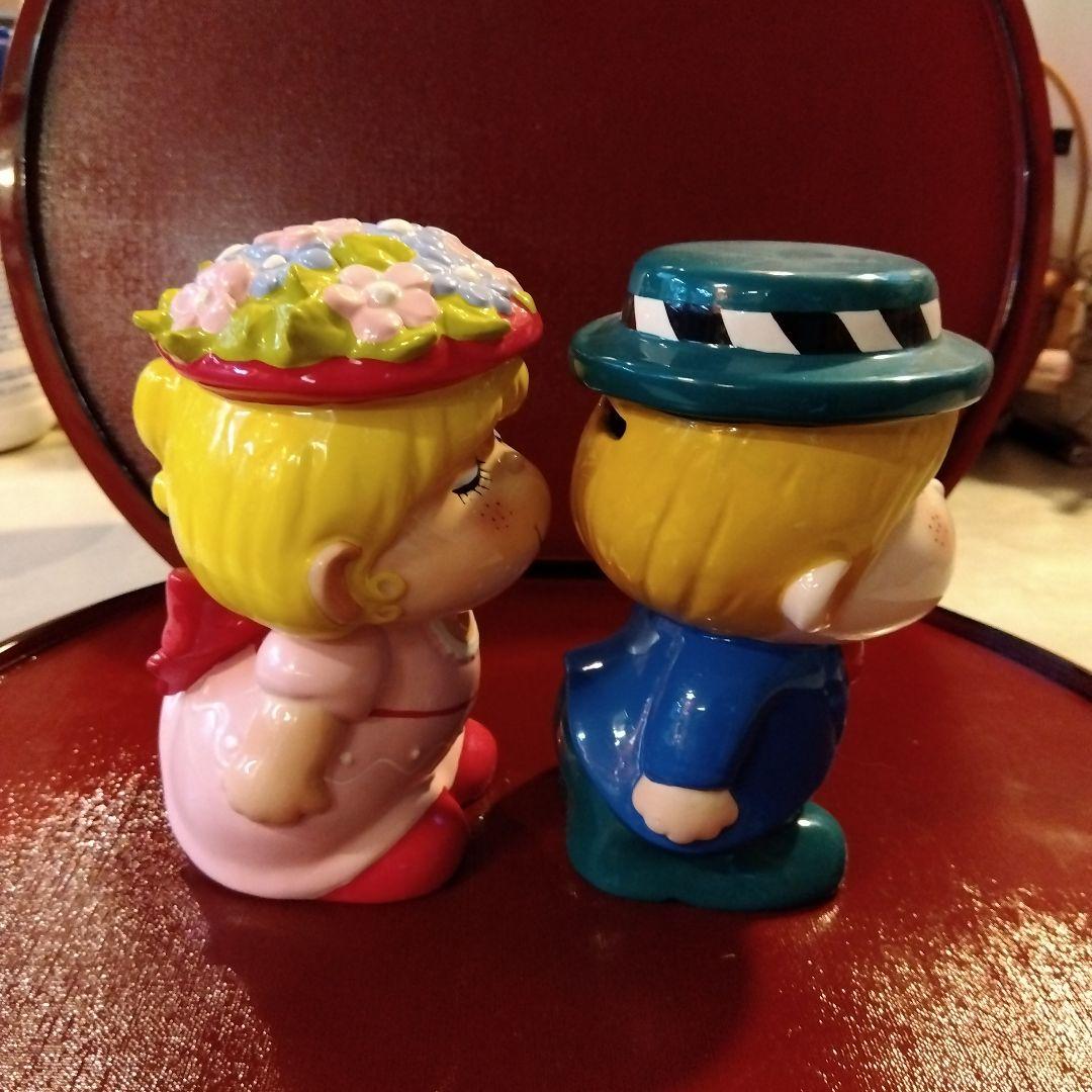 水森亜土　男の子と女の子の貯金箱セット