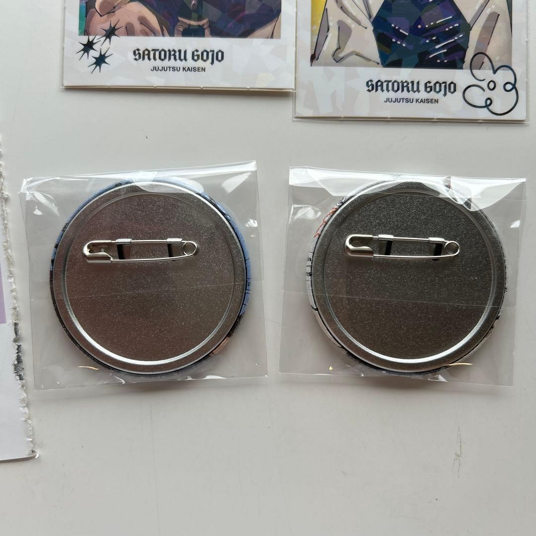 呪術廻戦』五条悟グッズまとめ売り（アクリルスタンド、ステッカー、缶