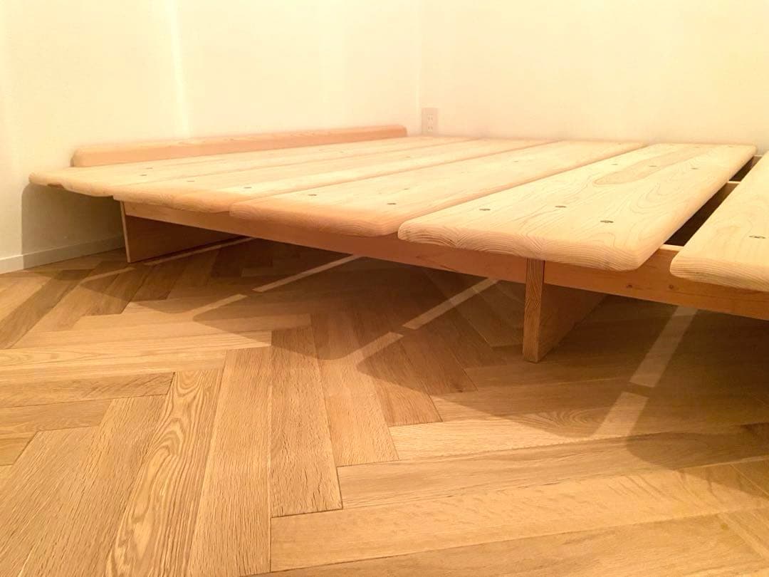 木製すのこベッド ダブルサイズ相当