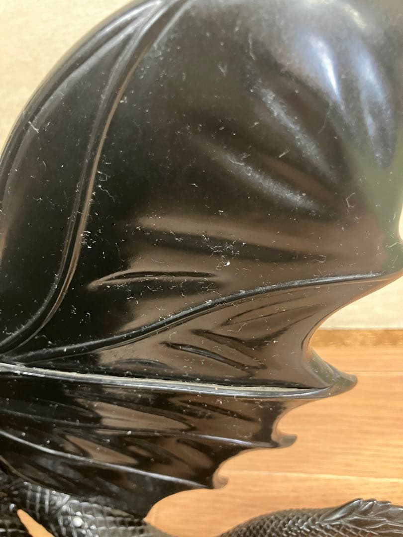 訳あり品　マルサンソフビ　キングギドラ　ブラックオブジェ