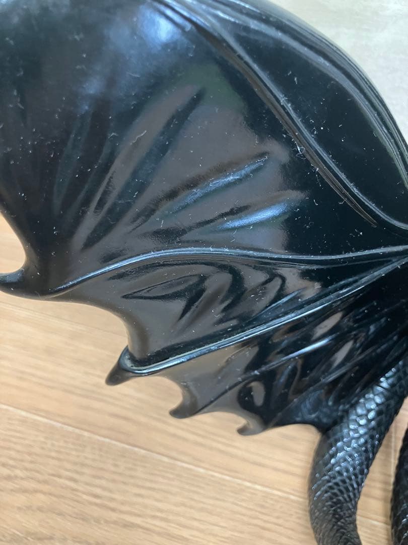 訳あり品　マルサンソフビ　キングギドラ　ブラックオブジェ