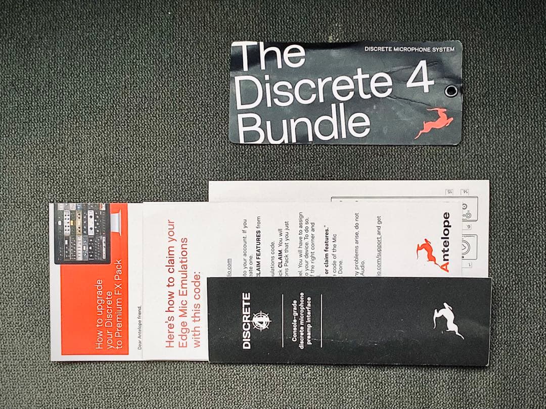 Antelope Discrete 4 & Edge Duo （未使用）バンドル
