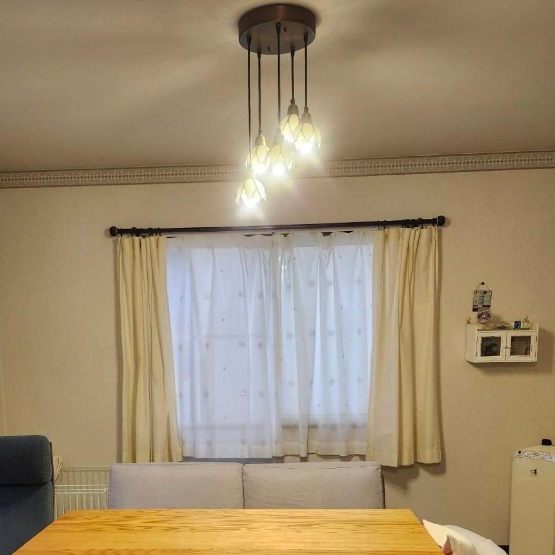 花形シーリングライト 5灯