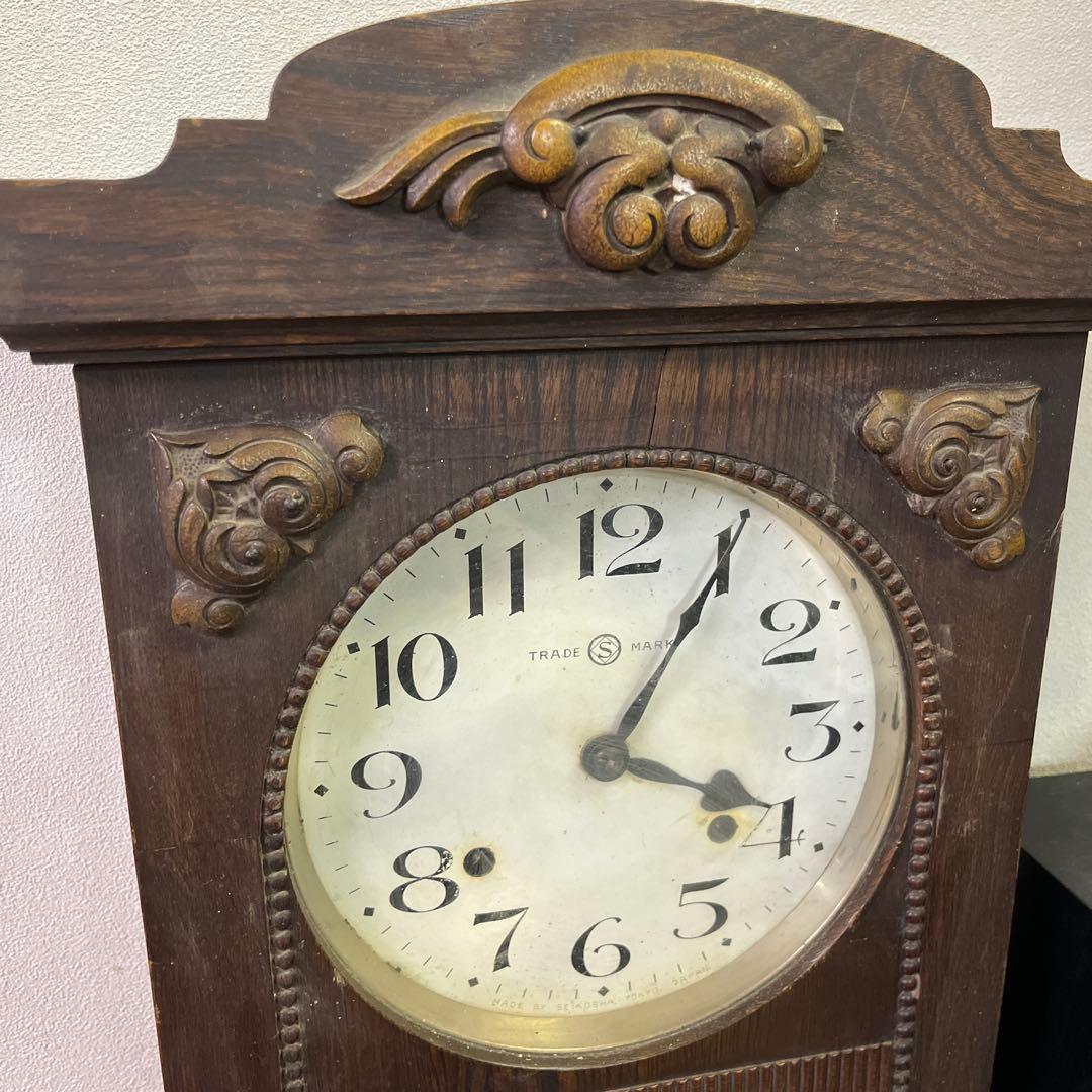 精巧社　SEIKO ゼンマイ時計　ボンボン時計　昭和レトロ　アンティーク品