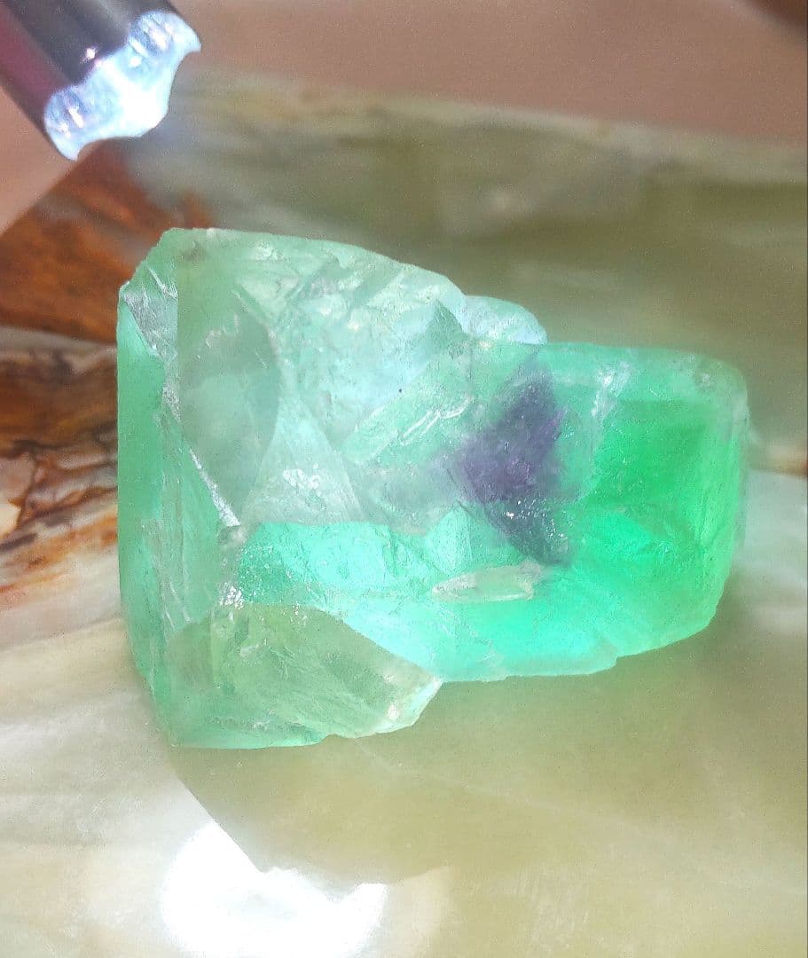 ❣️オマケ❣️原石2個セット♥バイカラー✨♥幻想的♥✨フローライト♥原石セット♥