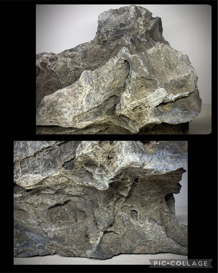 6231 大型 員弁川石 横43.2(cm) 20.55kg 水石 盆栽骨董
