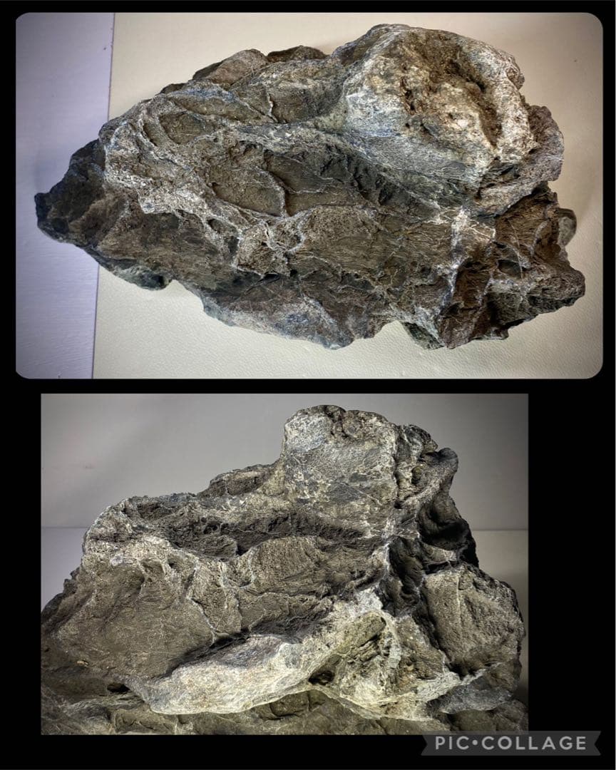 6231 大型 員弁川石 横43.2(cm) 20.55kg 水石 盆栽骨董