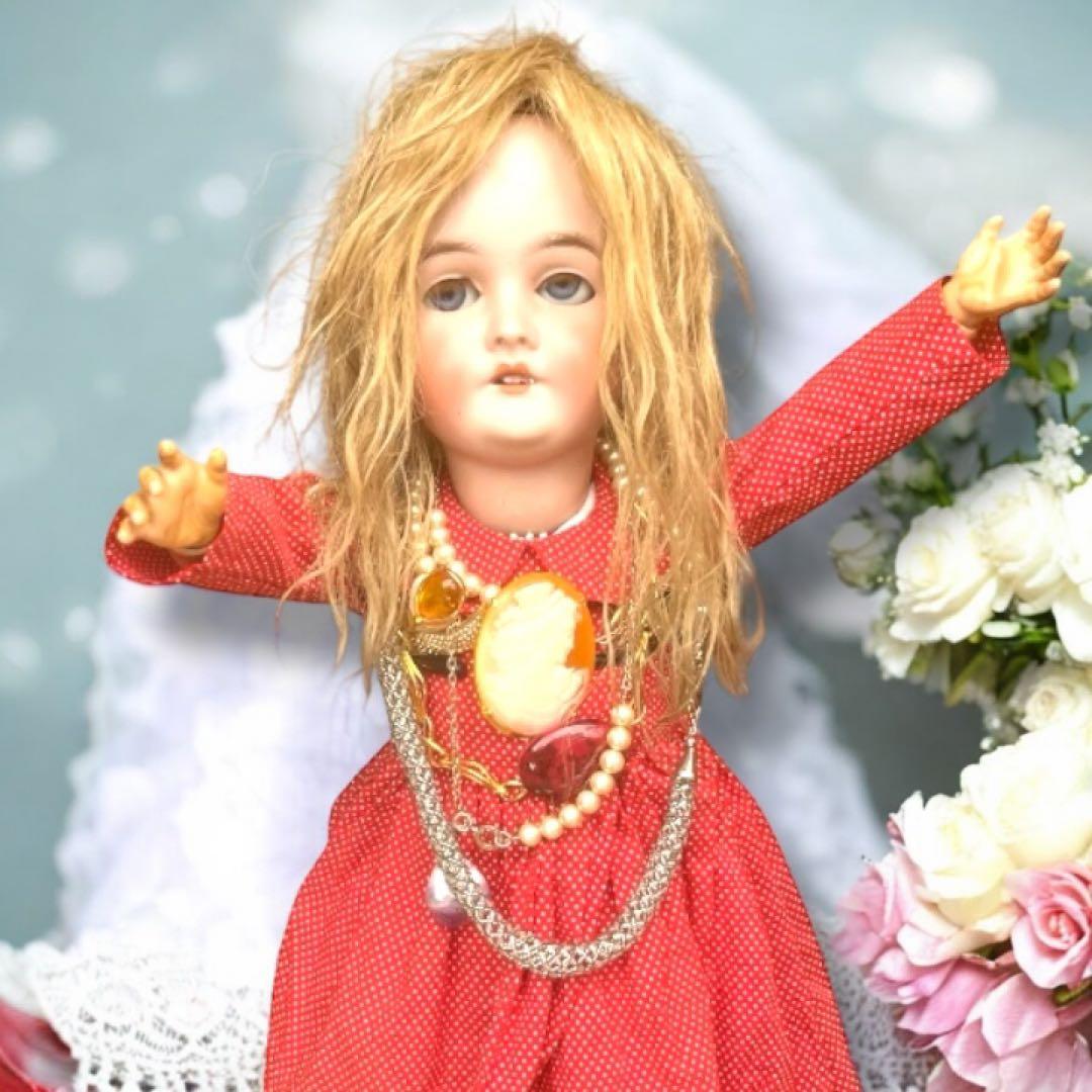 KOMUGI アンティーク ビスクドール アーモンド マルセル クイーン