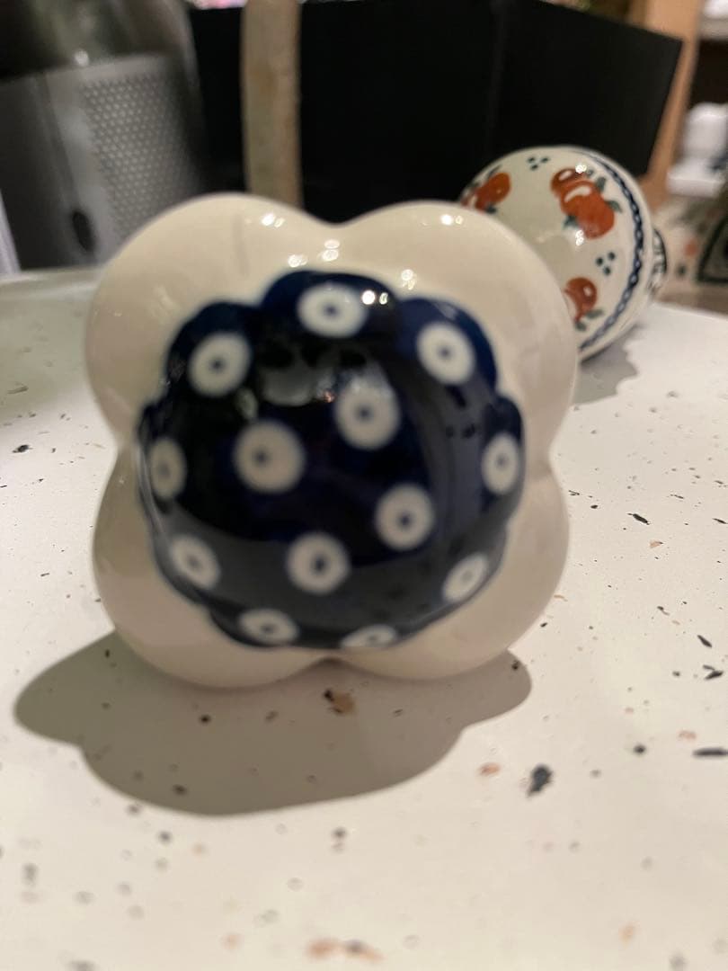 ポーリッシュポタリー　陶器製クリスマスオーナメントセット