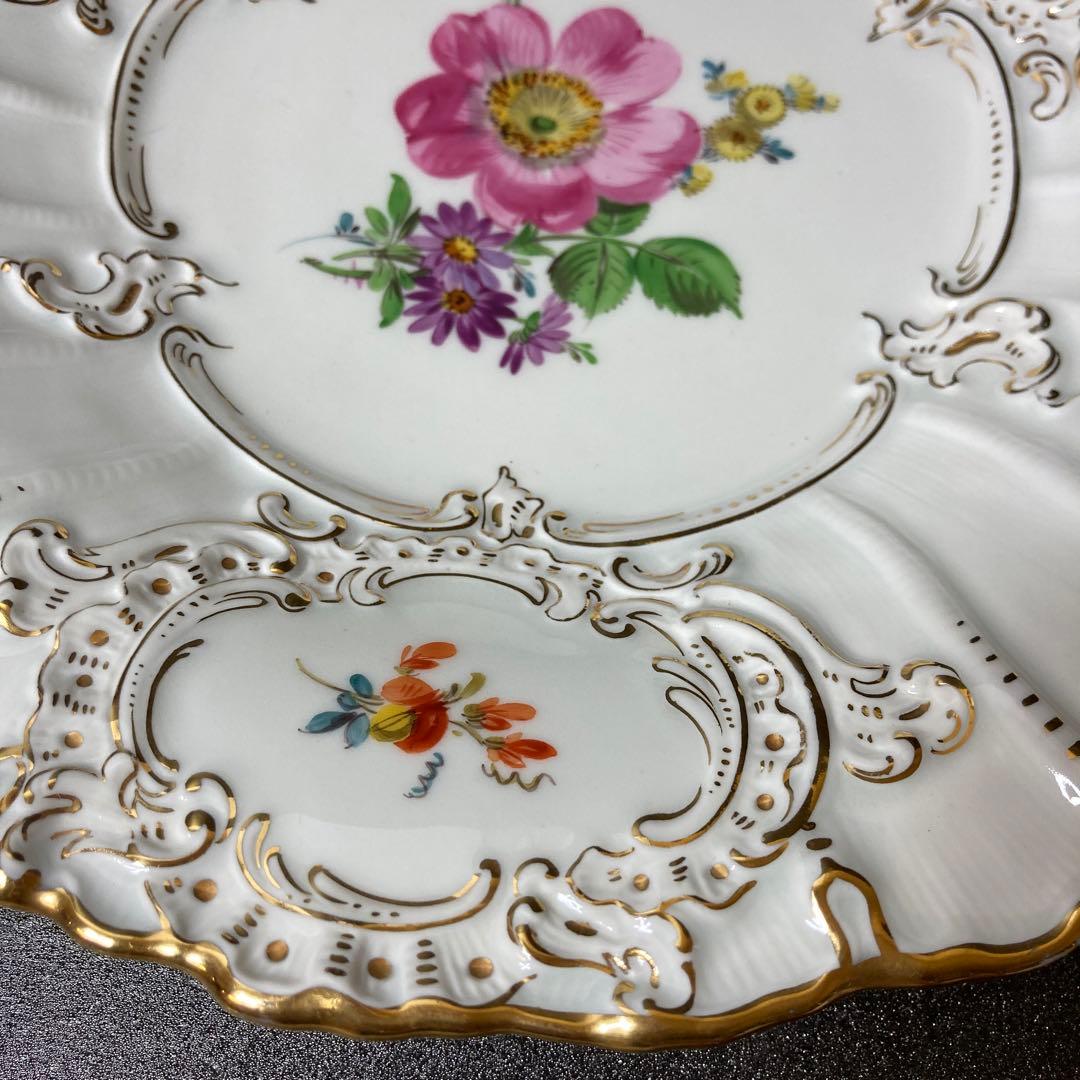 マイセンMeissen グランツゴールド大皿