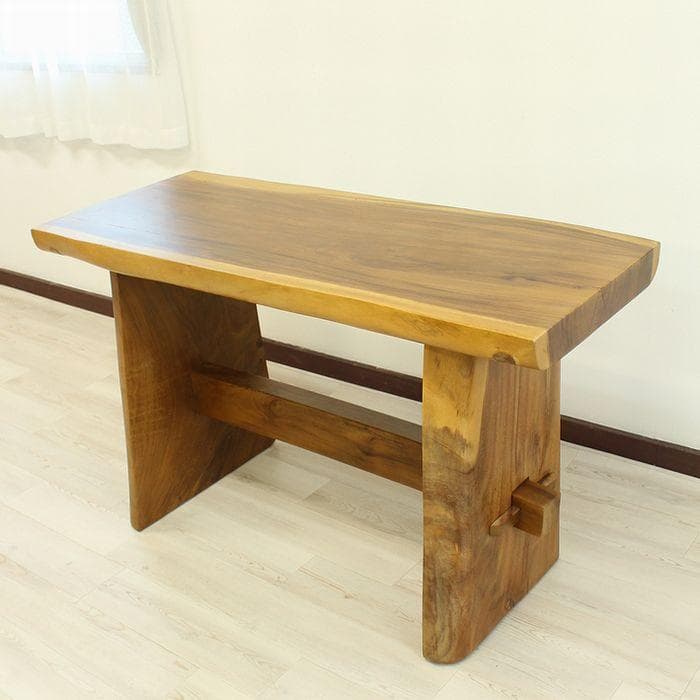 訳あり アウトレット コンソールテーブル 洗面台 モンキーポッド 無垢 電話台