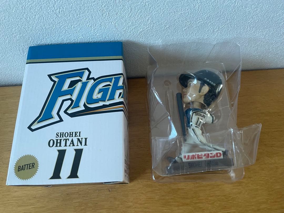 【新品未使用】希少　大谷翔平　日本ハムファイターズ　バブルヘッド　二刀流セット