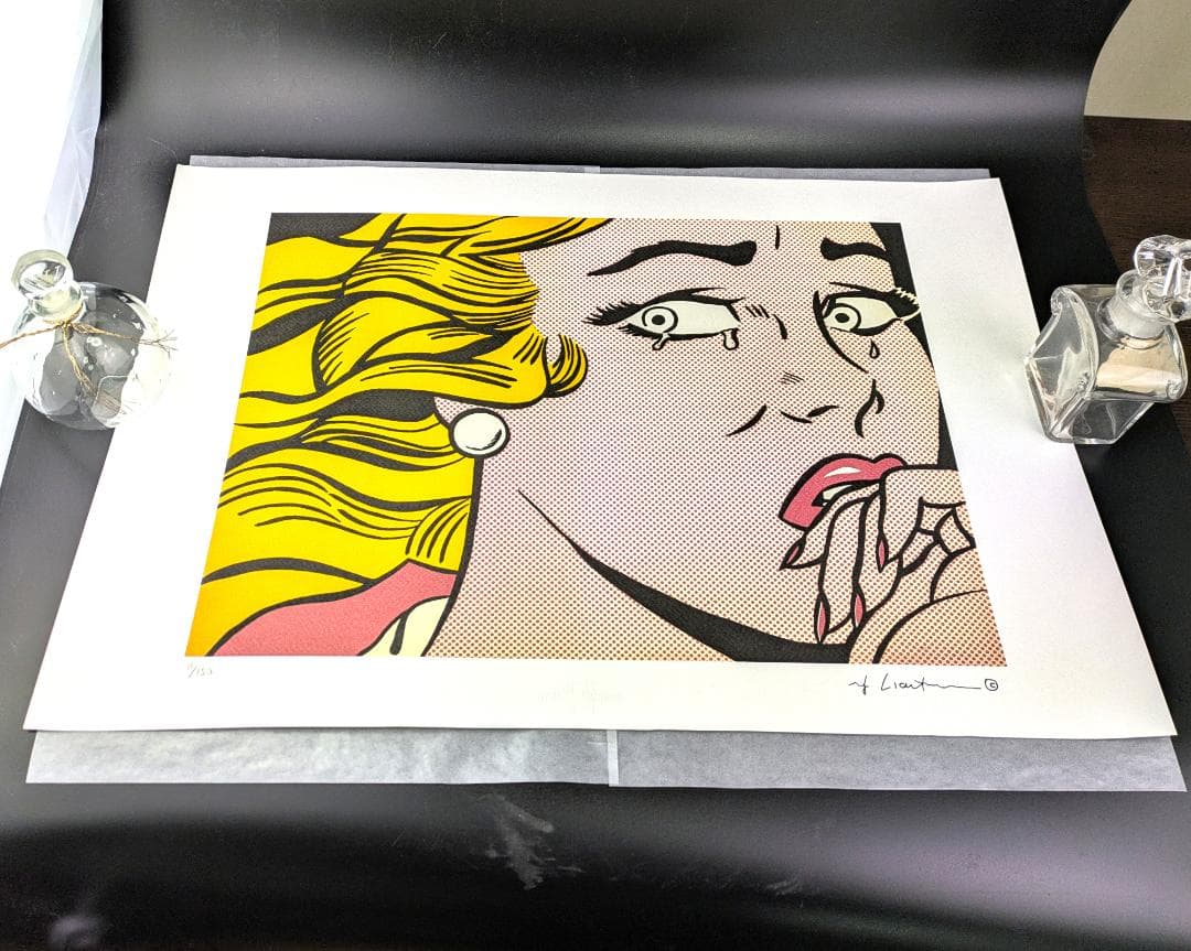 ロイ・リキテンスタイン Crying Girl オフセット複製　COA限定150