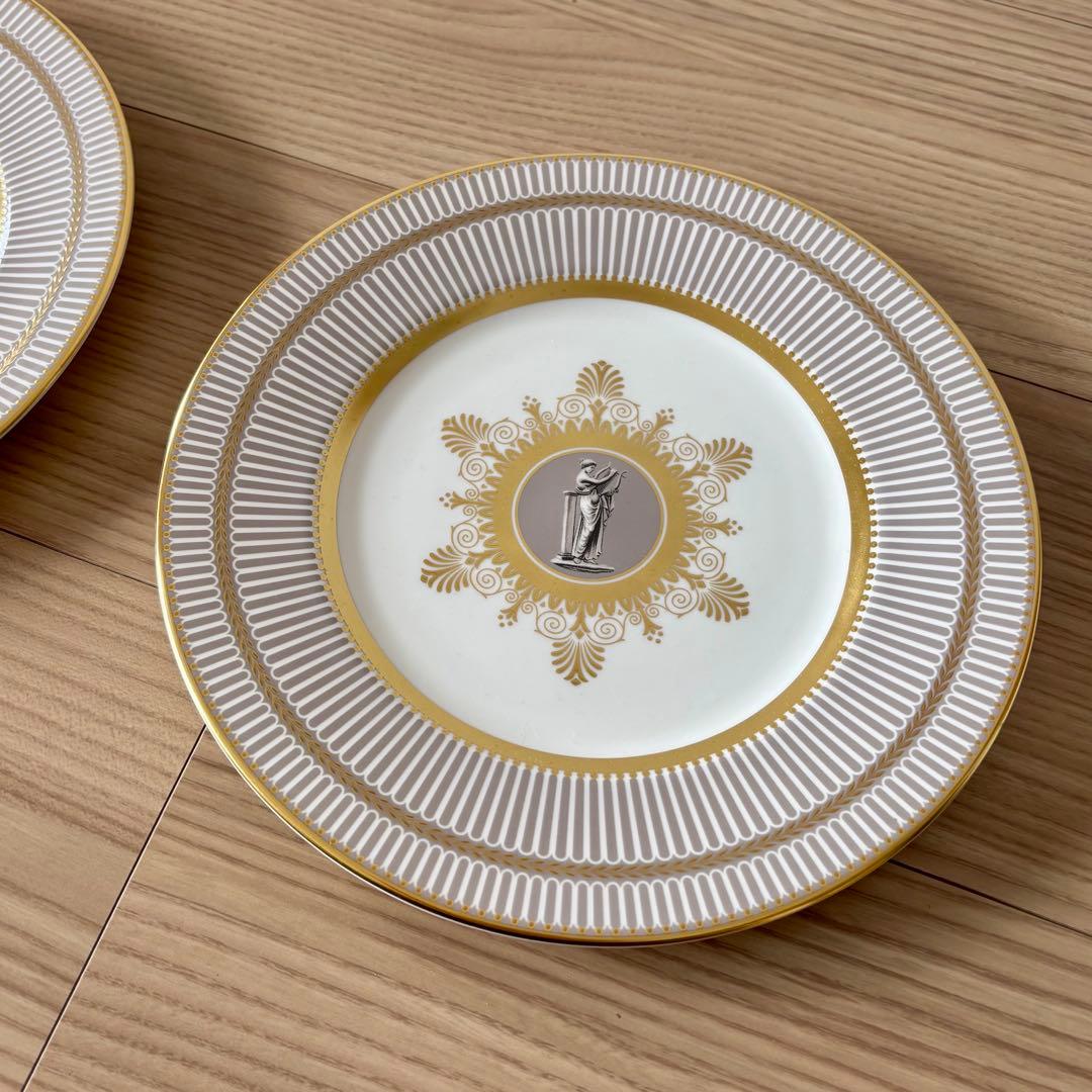 ウェッジウッド　ウェッジウッド アンセミオン グレイ 23cm プレート