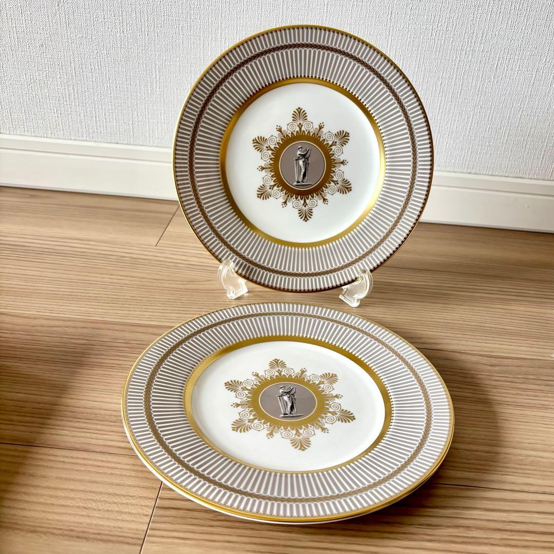 ウェッジウッド　ウェッジウッド アンセミオン グレイ 23cm プレート