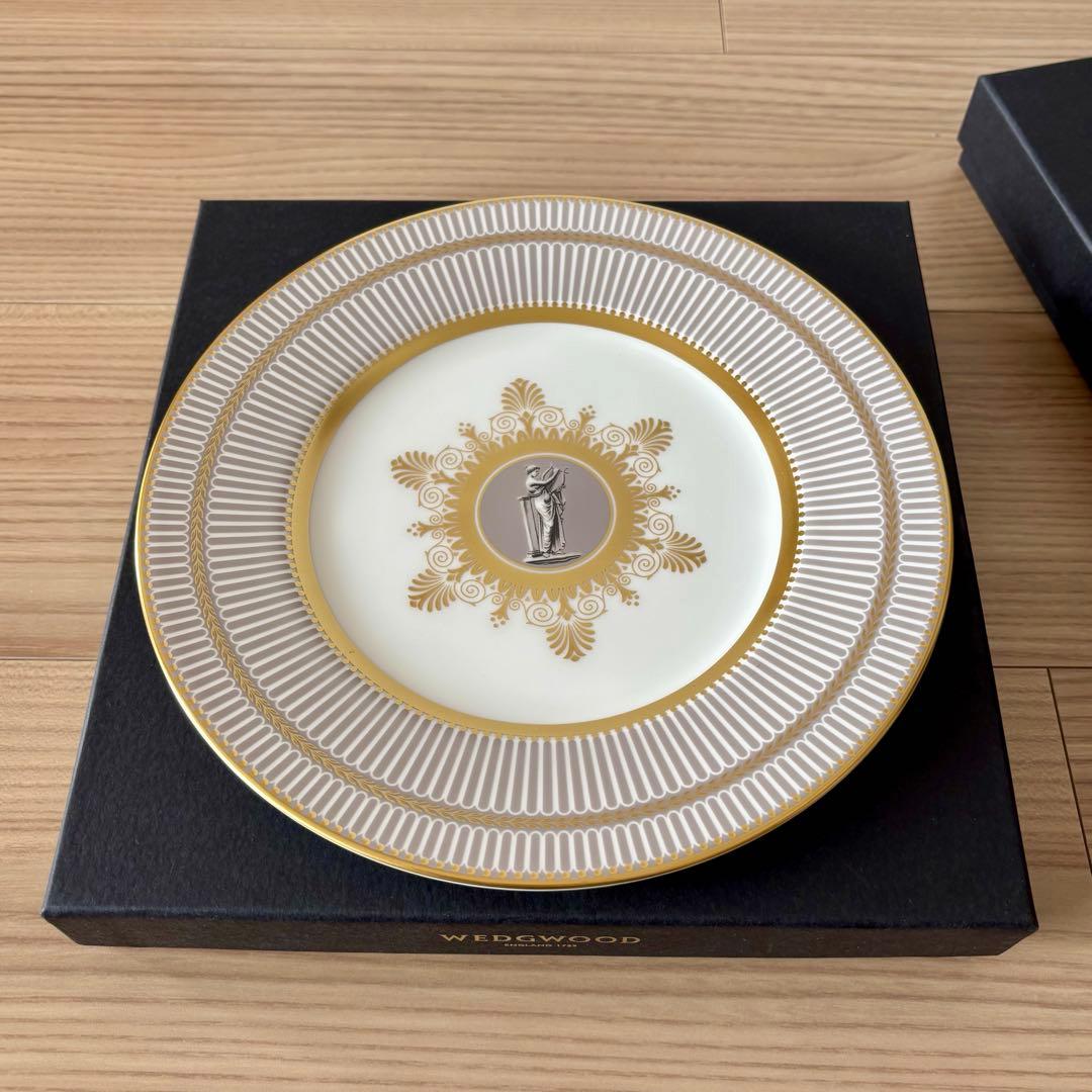 ウェッジウッド　ウェッジウッド アンセミオン グレイ 23cm プレート