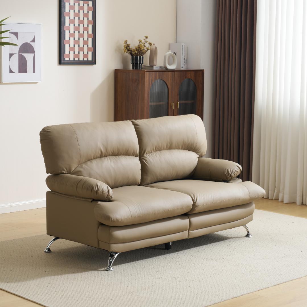 超人気！ソファー ソファ 2人掛け 幅155cm 2人掛け 北欧 BROWN