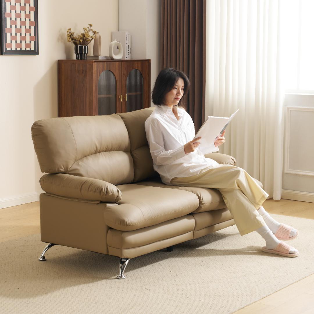 超人気！ソファー ソファ 2人掛け 幅155cm 2人掛け 北欧 BROWN