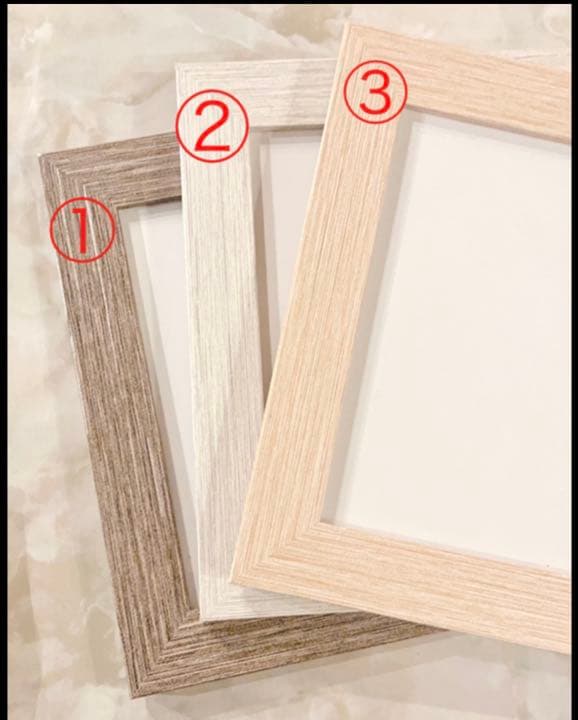 【ラメフレーム】縦フレーム☆命名書☆フラワー命名書