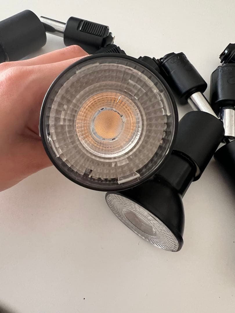 スポットライト ブラック 6個セット