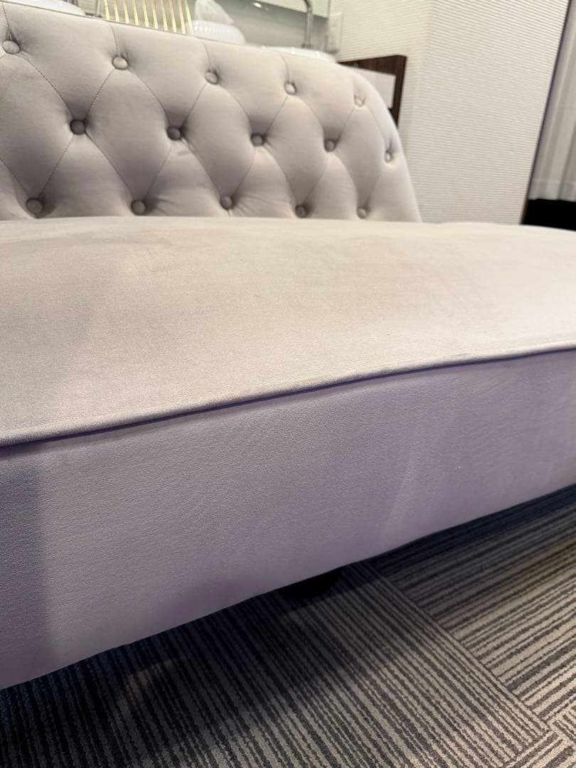 最終値下げ‼️グレー ファブリックソファ 2人掛け