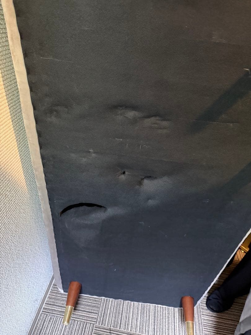 最終値下げ‼️グレー ファブリックソファ 2人掛け