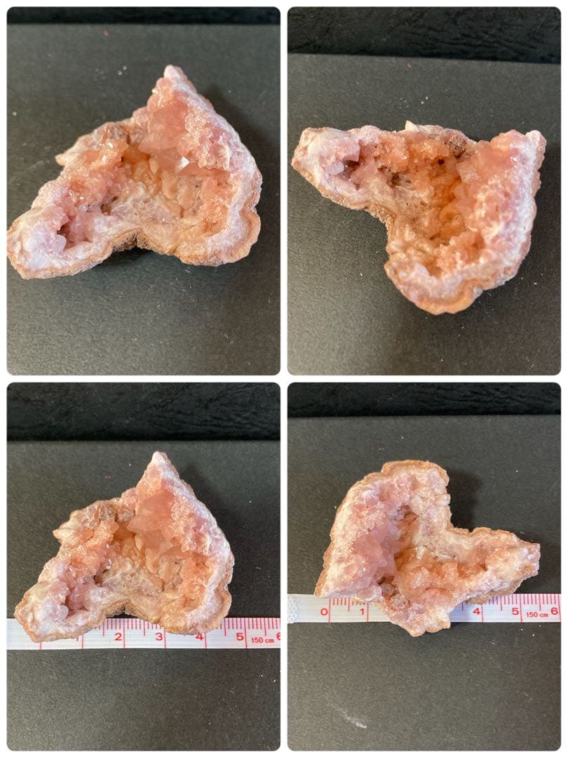 ピンクアメジスト　水晶　セレスタイト　原石クラスターset 天然石