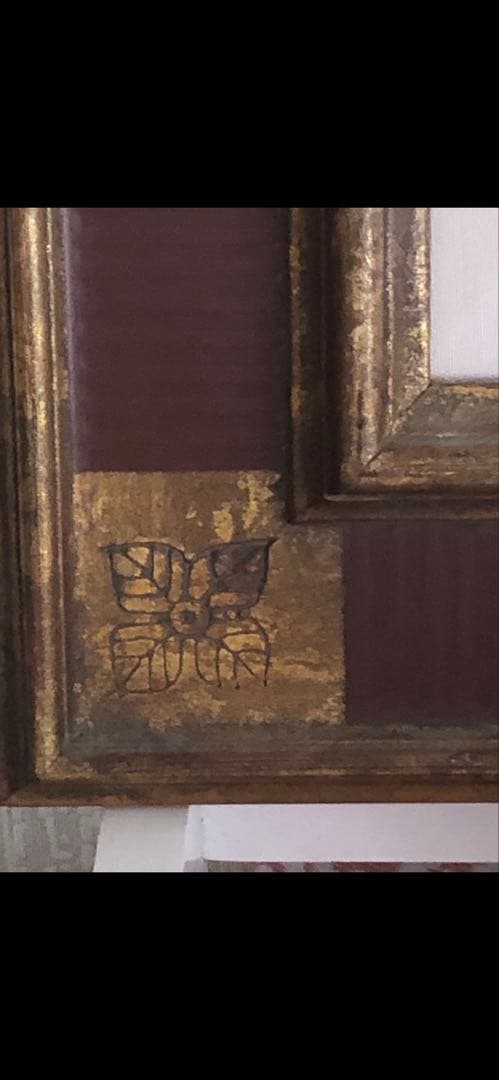 フランス♦️少女 アンティーク絵画♦️B.monvelサイン入り♦️送料込