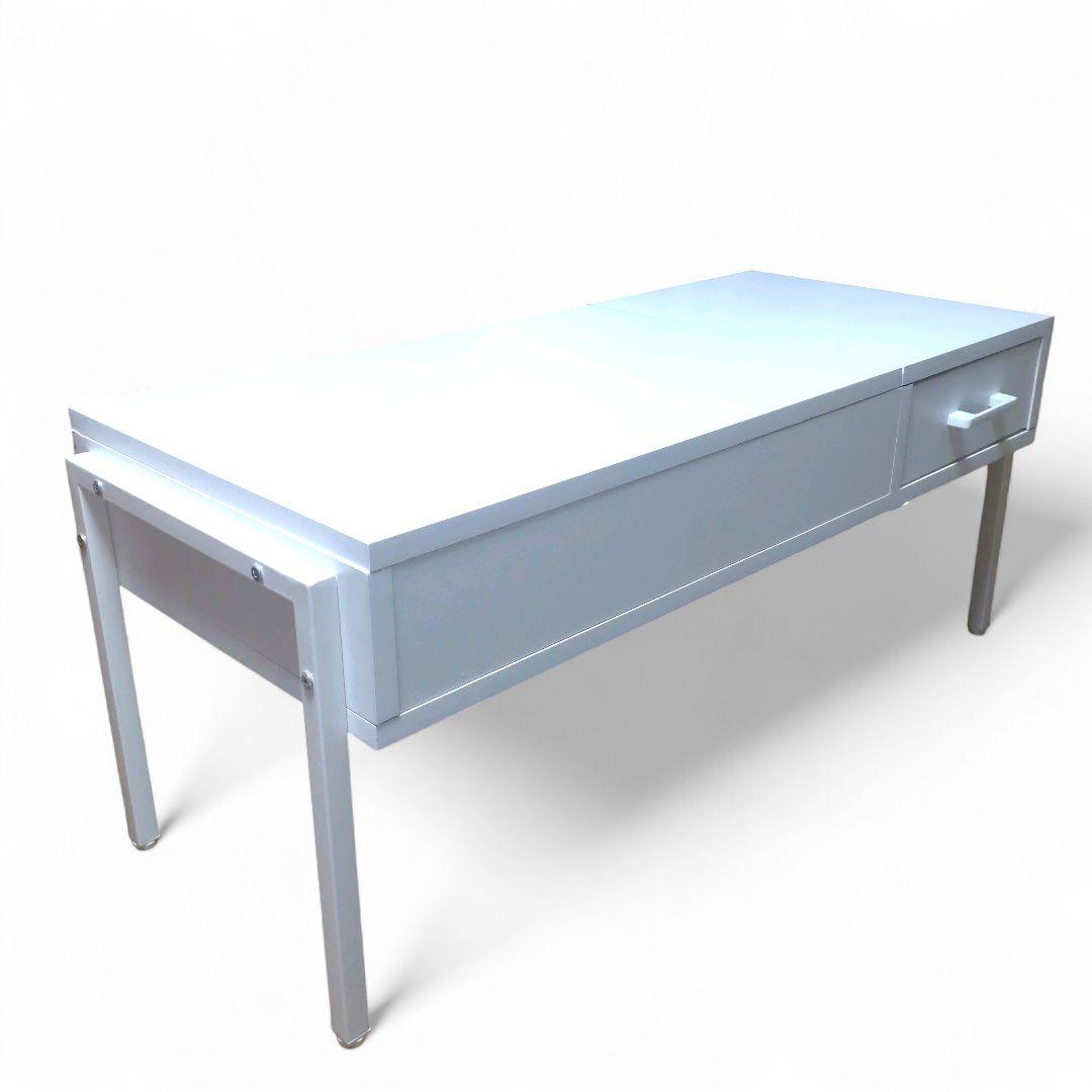 ＪＫプラン　昇降式 リビングテーブル　リフティング テーブル　ホワイト