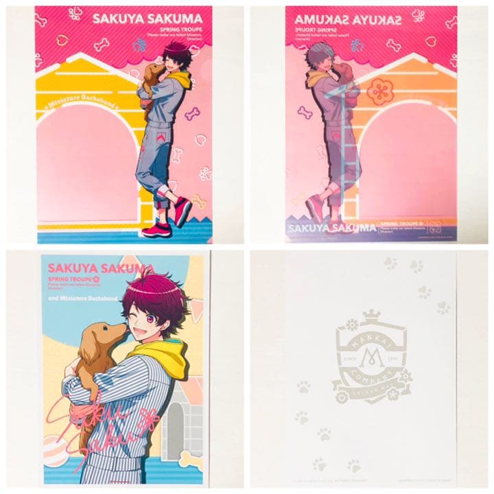 新品☆A3！【春組】クリアファイル＆ブロマイド☆一番くじ☆わんわんと